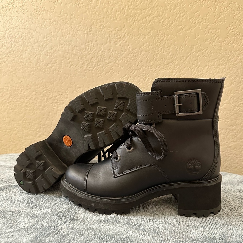 Timberland Women's Black Combat Boots